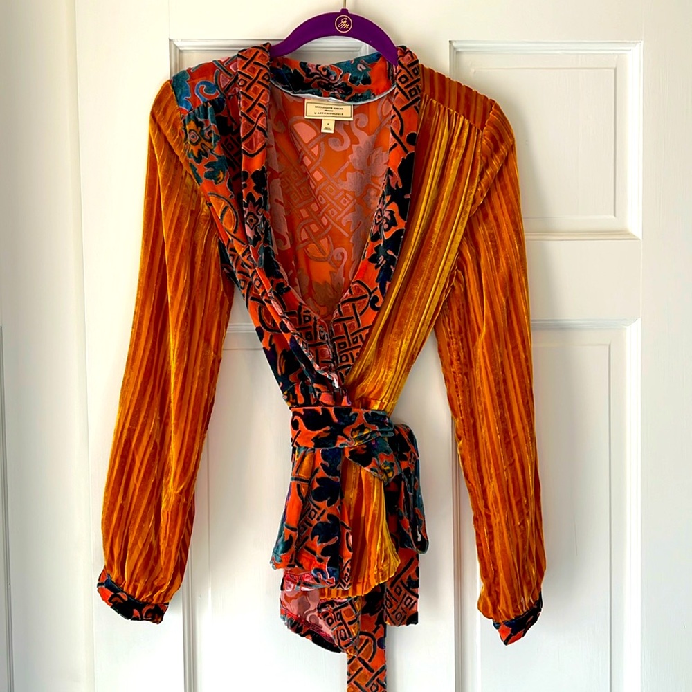 Velvet blouse